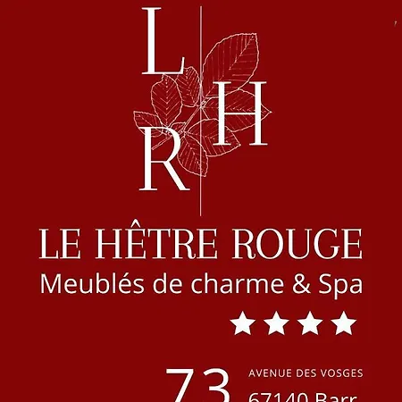 Le Hetre Rouge Charme & Alsace Lägenhet *
